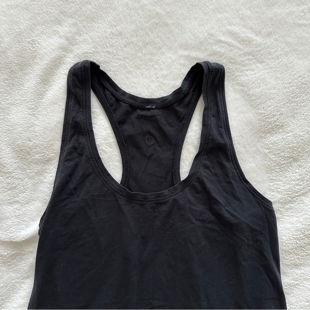 LULULEMON RACERBACK TANK WOMENS  SIZE 6 BLACK - Picture 7 of 15